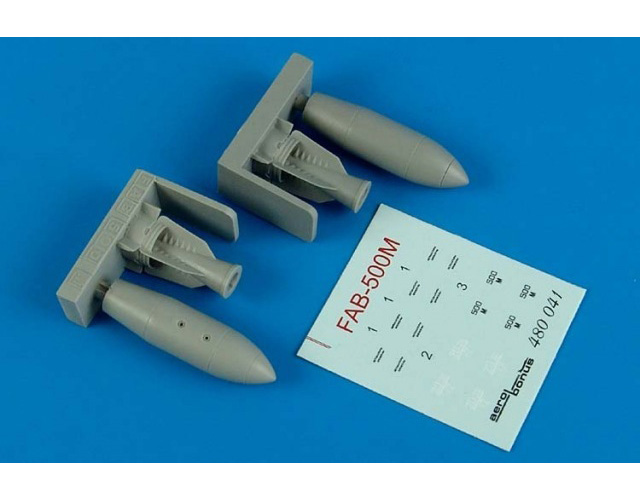 

Набор дополнений Aires 1/48 FAB-500M Russian bombs 480 041