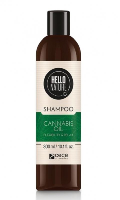 фото Шампунь для волос hello nature cannabis oil shampoo, 300 мл