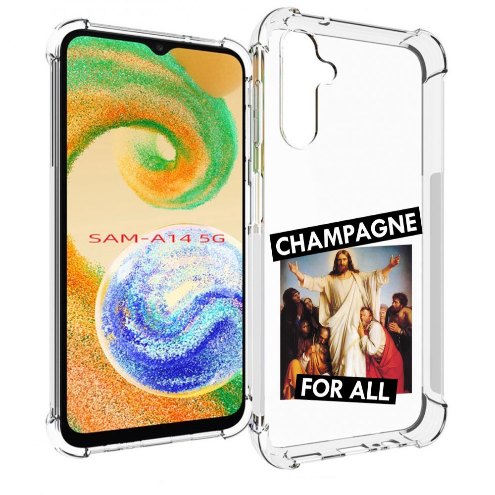 

Чехол MyPads шампанское для Samsung Galaxy A14 5G, Прозрачный, Tocco