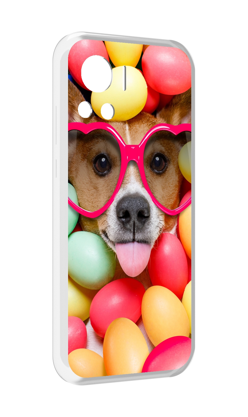 

Чехол MyPads Собака-в-яйцах для Motorola Edge 30 Ultra, Прозрачный, Tocco