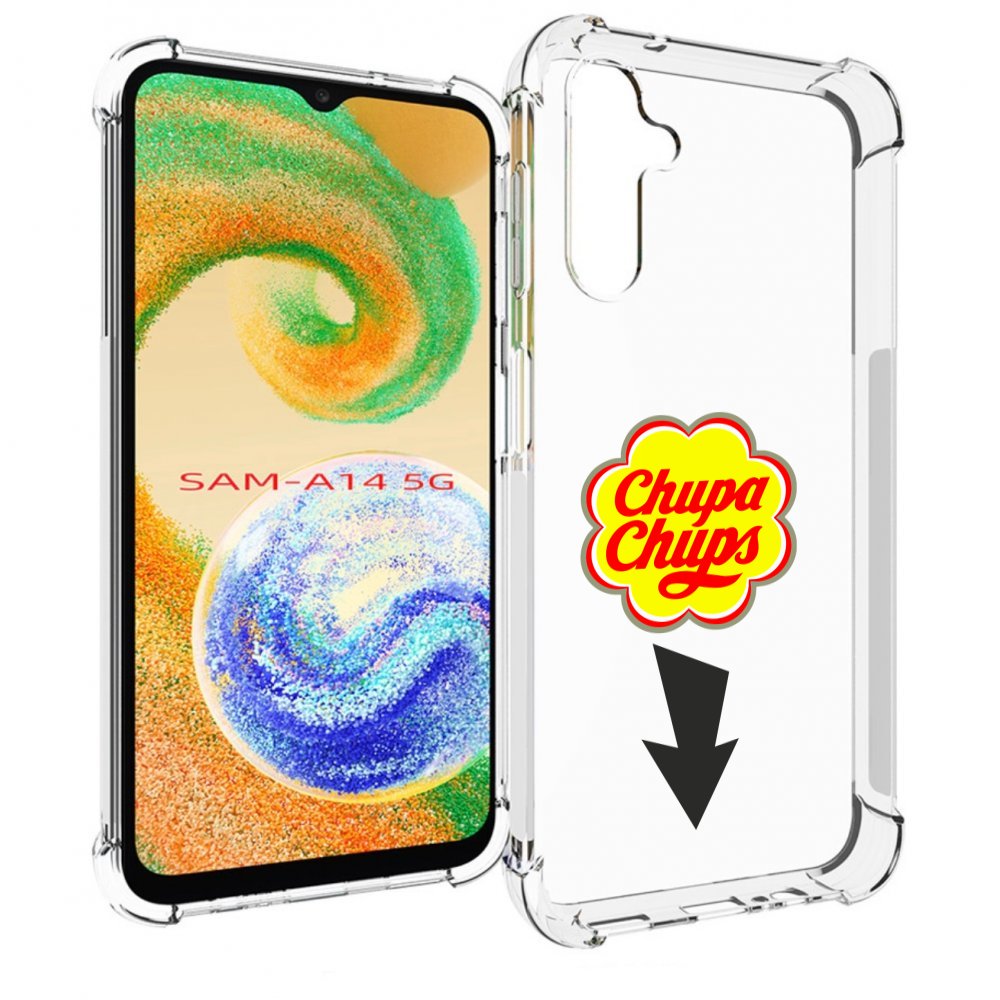 

Чехол MyPads чупа чупс для Samsung Galaxy A14 5G, Прозрачный, Tocco