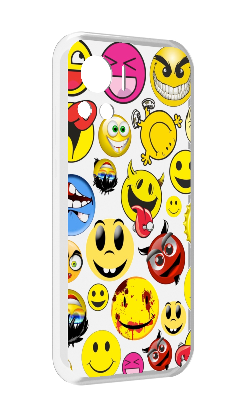 

Чехол MyPads Смайлики для Motorola Edge 30 Ultra, Прозрачный, Tocco