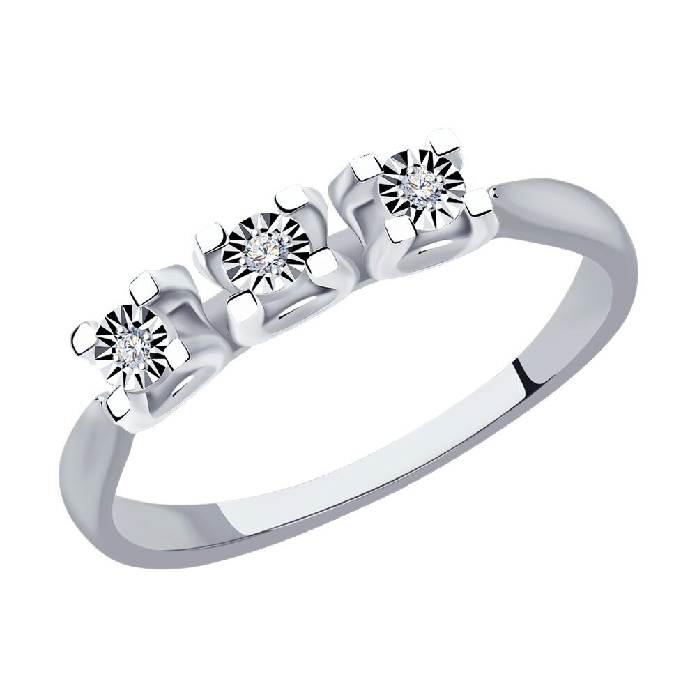 

Кольцо из белого золота с бриллиантом р.  Diamant 52-210-01478-1, 52-210-01478-1