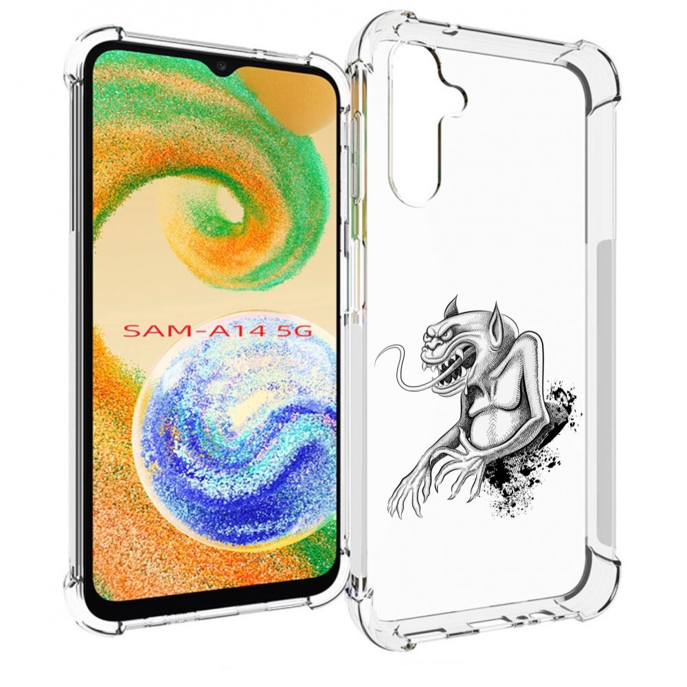 

Чехол MyPads чорт для Samsung Galaxy A14 5G, Прозрачный, Tocco