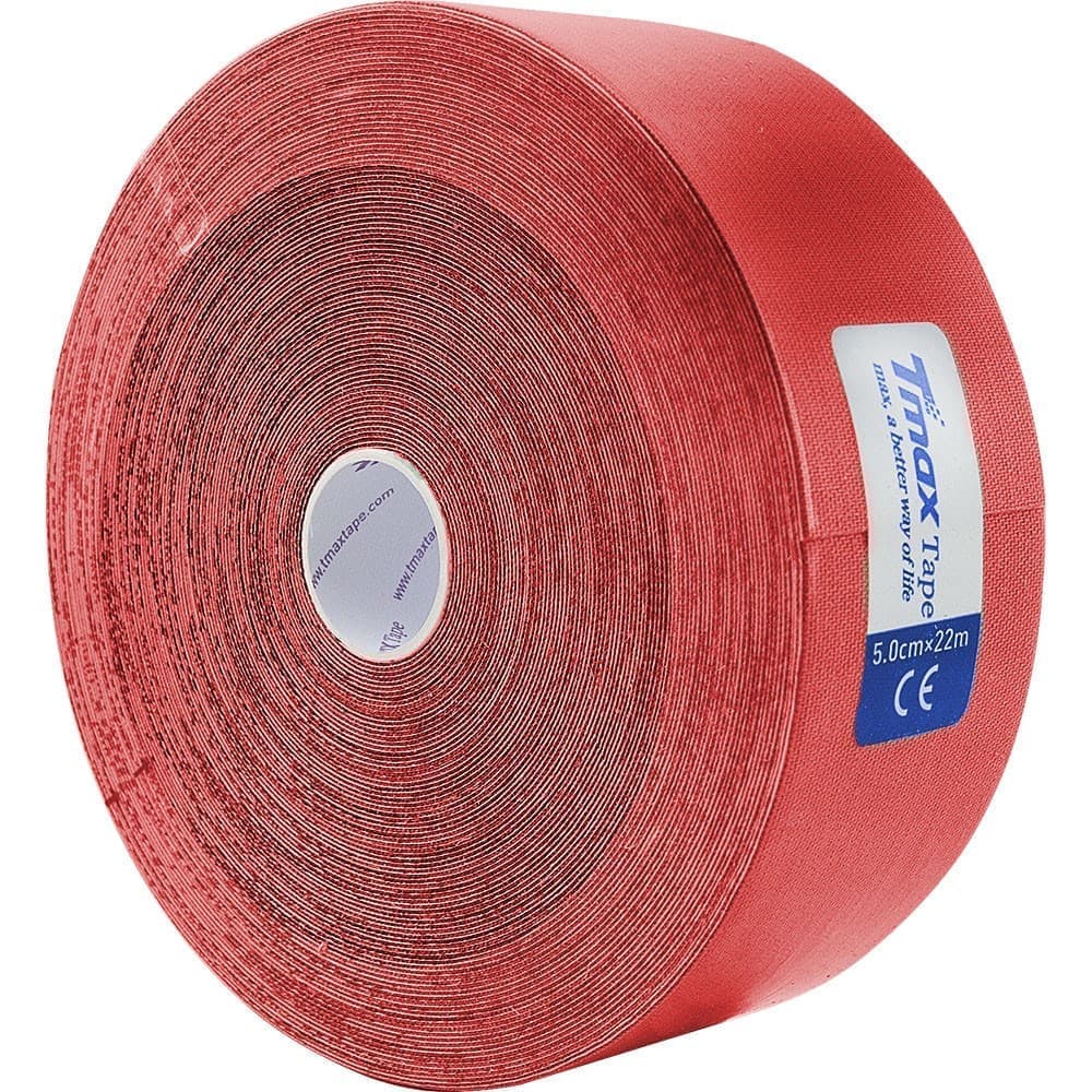 Tmax 22M EXTRA STICKY RED 5смx22м Кинезиотейп Красный