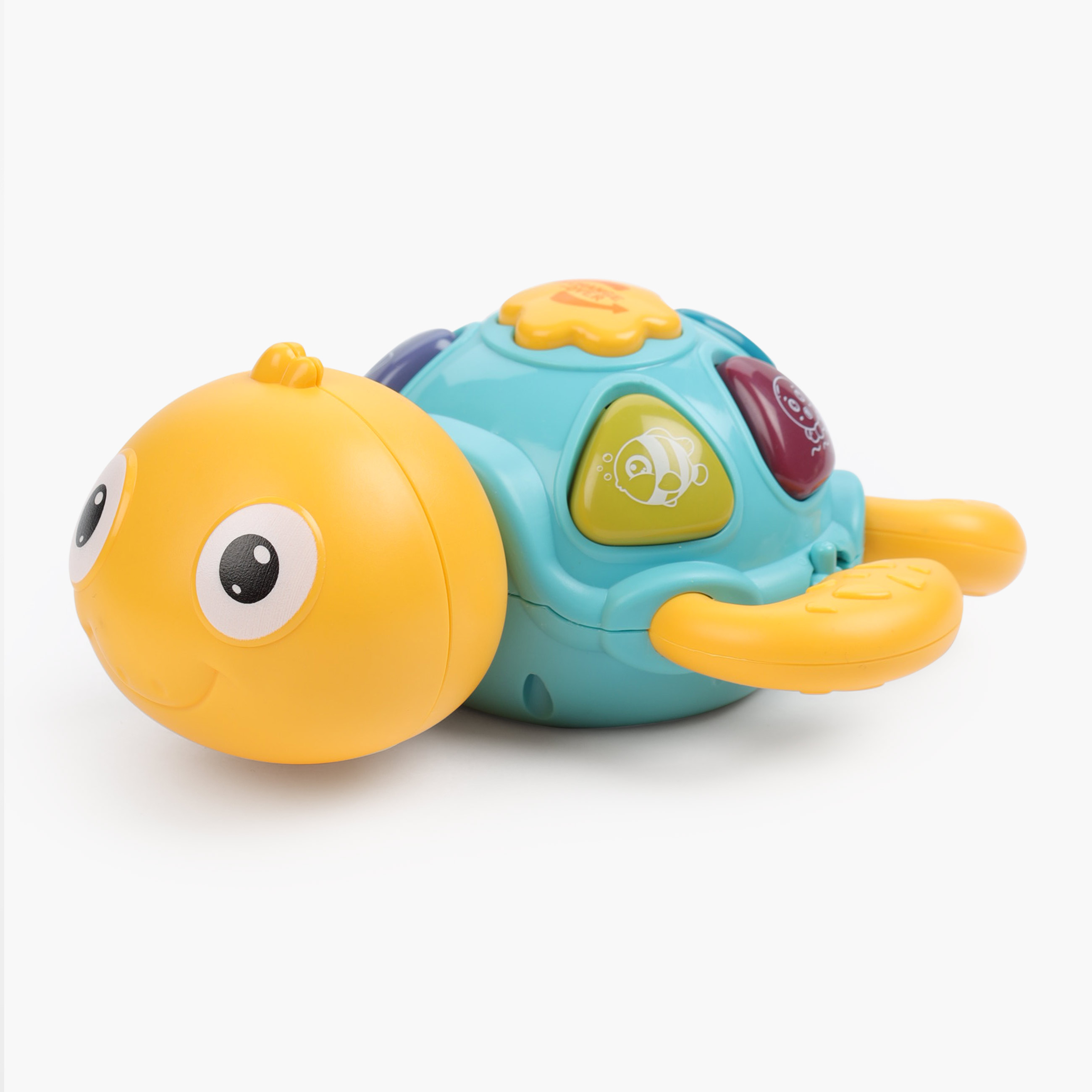 Игрушка развивающая, 16х15 см, музыкальная, пластик, Черепаха, Aquatic animals