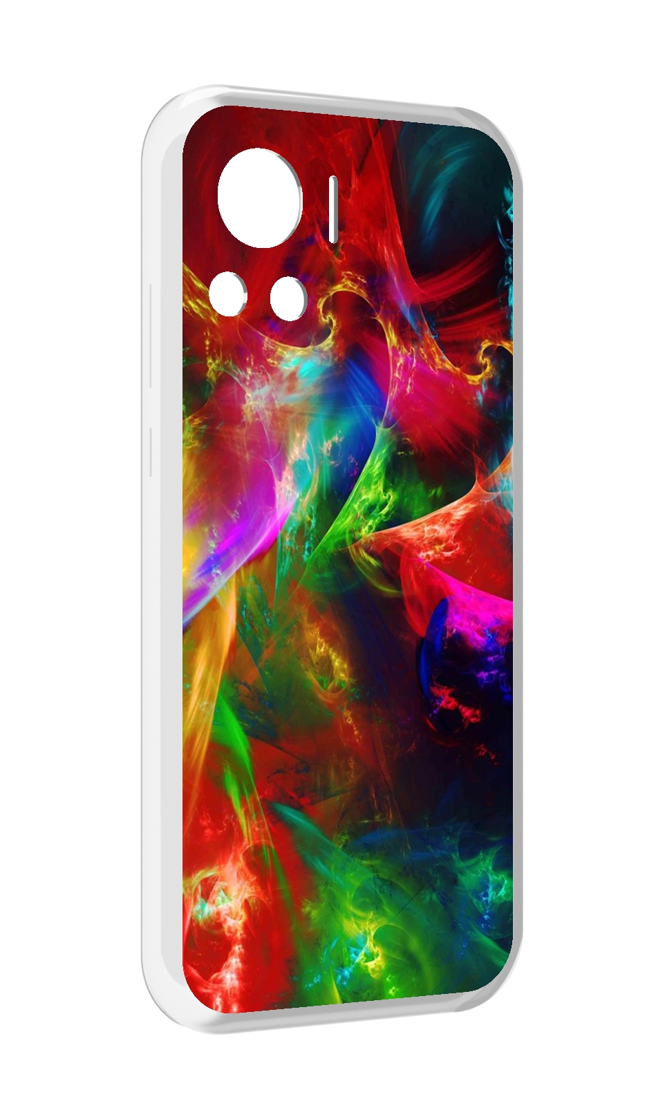 

Чехол MyPads Сияние-красок для Motorola Edge 30 Ultra, Прозрачный, Tocco