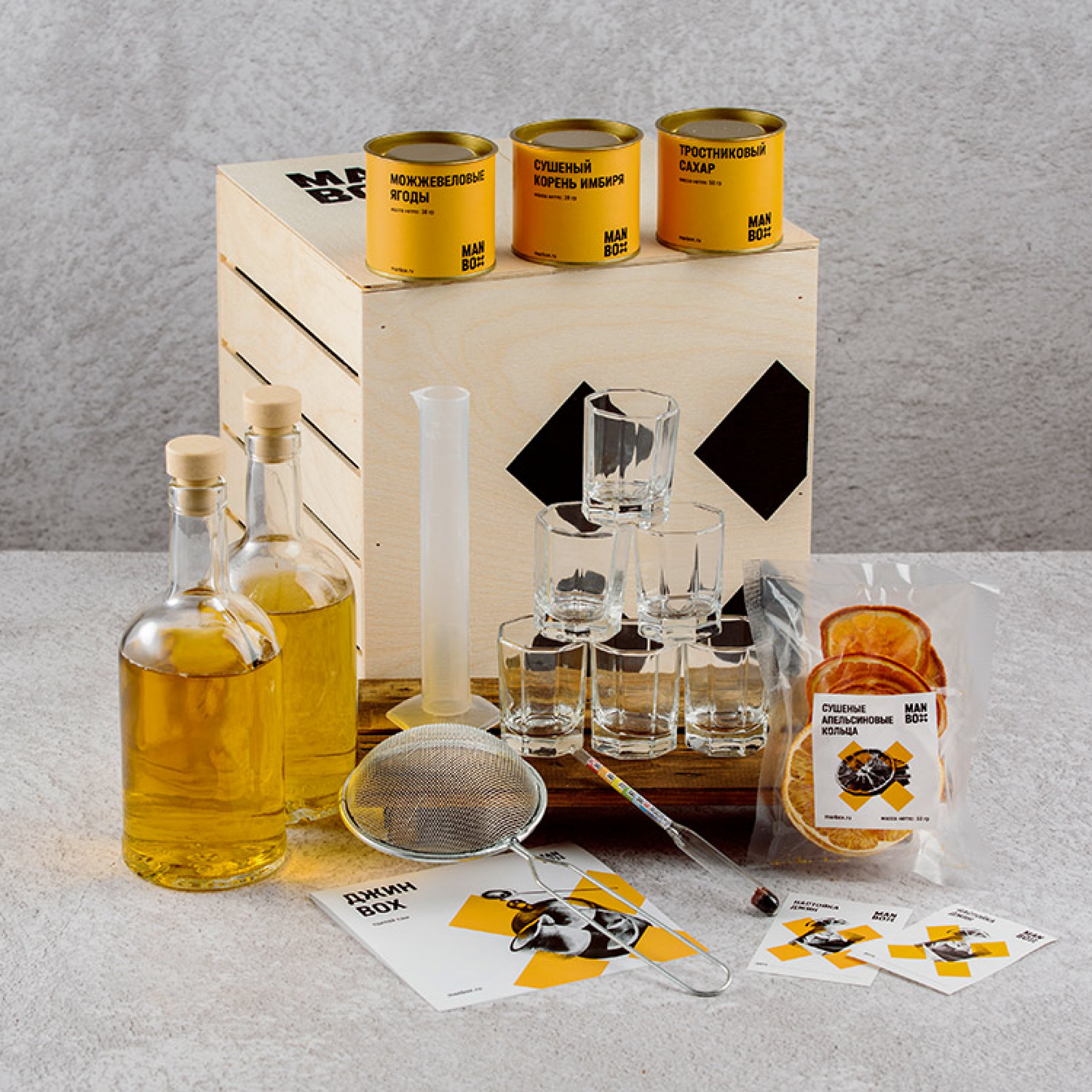 

Подарочный набор Manbox Джин Box Standard