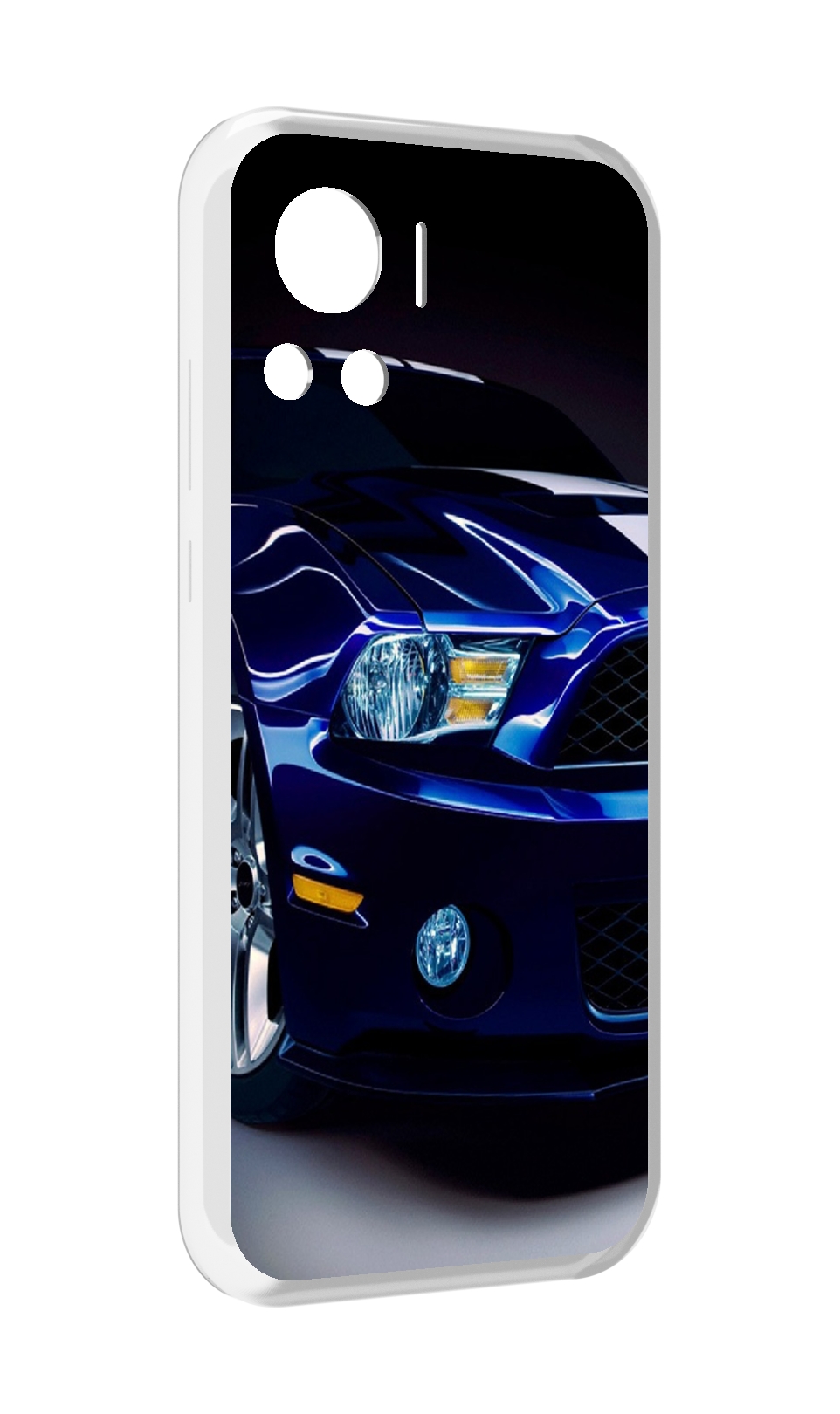 

Чехол MyPads Синяя-машина для Motorola Edge 30 Ultra, Прозрачный, Tocco