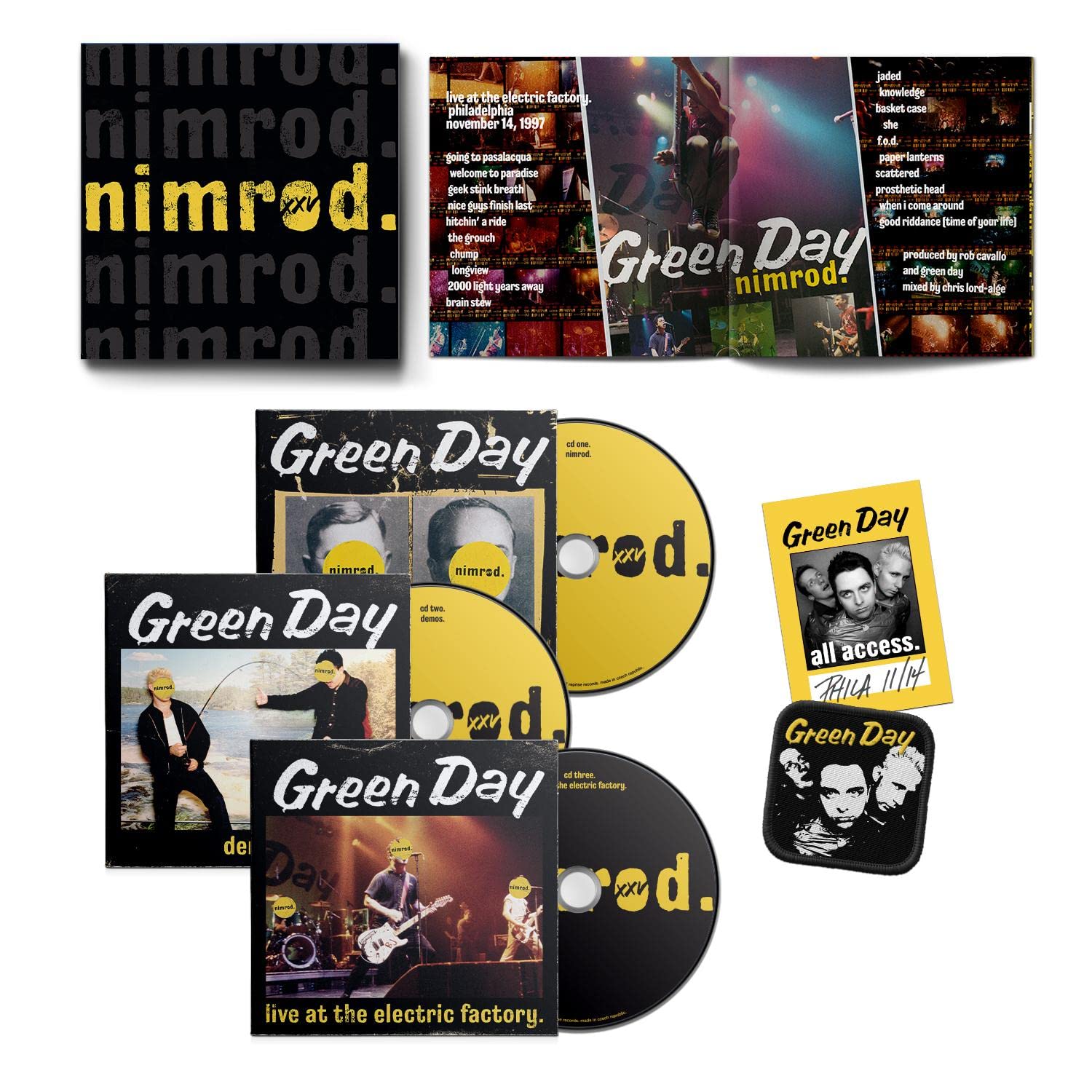 

Green Day Nimrod (25th Anniversary) (3CD)