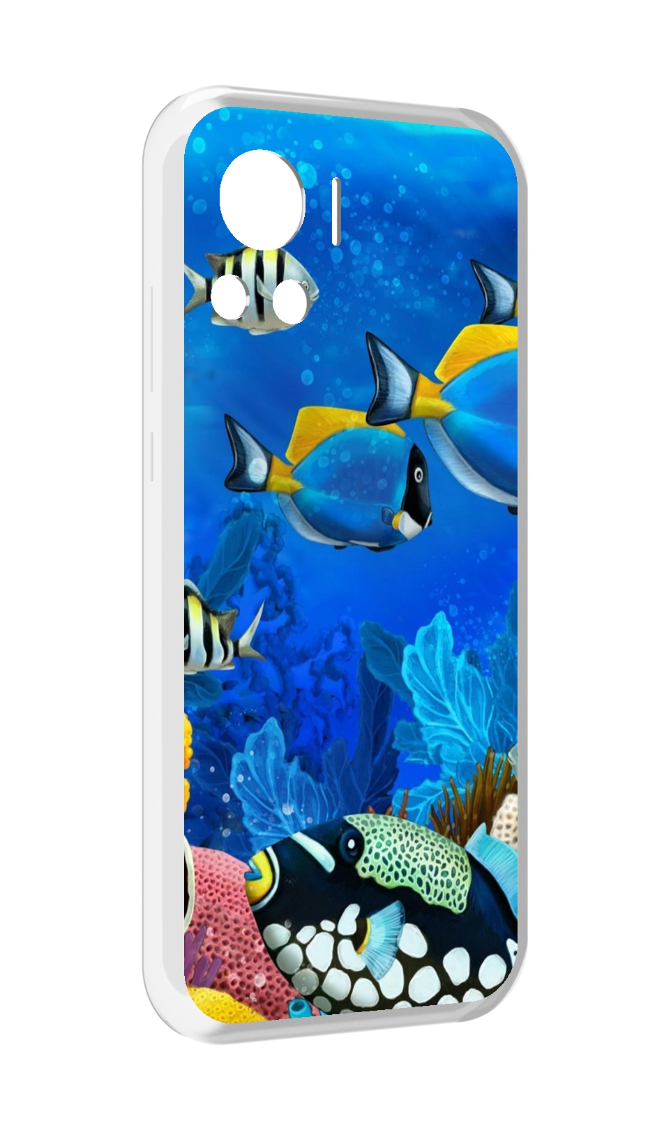 

Чехол MyPads Рыбки для Motorola Edge 30 Ultra, Прозрачный, Tocco