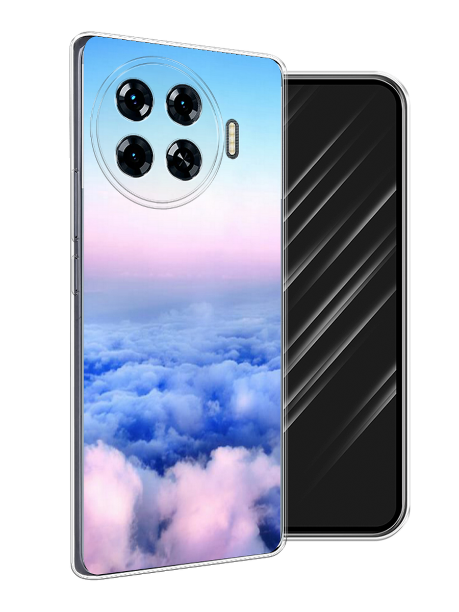 

Чехол Awog на Tecno Spark 20 Pro Plus "Облака", Голубой;розовый;бирюзовый, 305050-1