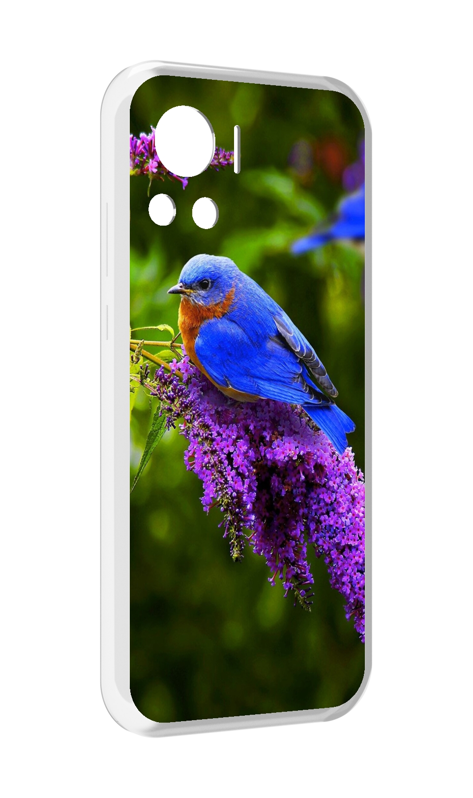 

Чехол MyPads Птица-сиреневая для Motorola Edge 30 Ultra, Прозрачный, Tocco