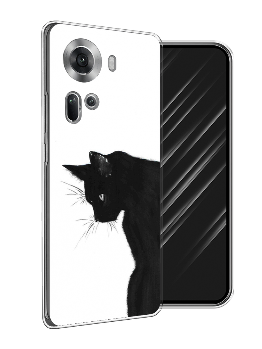 

Чехол Awog на Oppo Reno 11 (Global) "Black cat", Черный;белый, 2515850-1