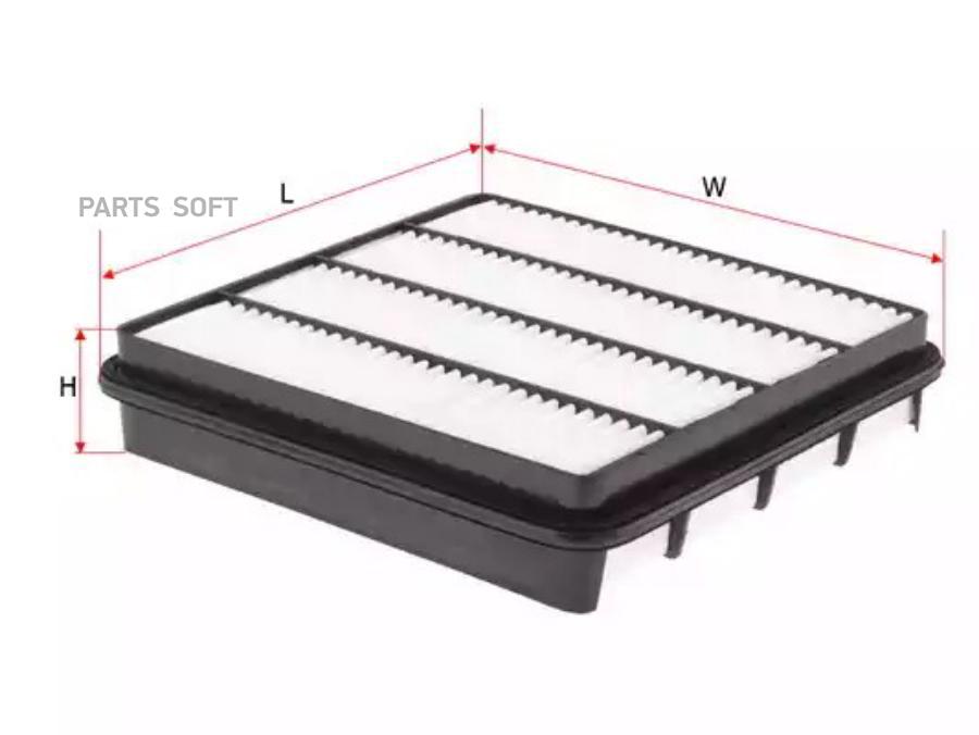

Sakura automotive фильтр воздушный toyota land cruiser 4.5d 08-
