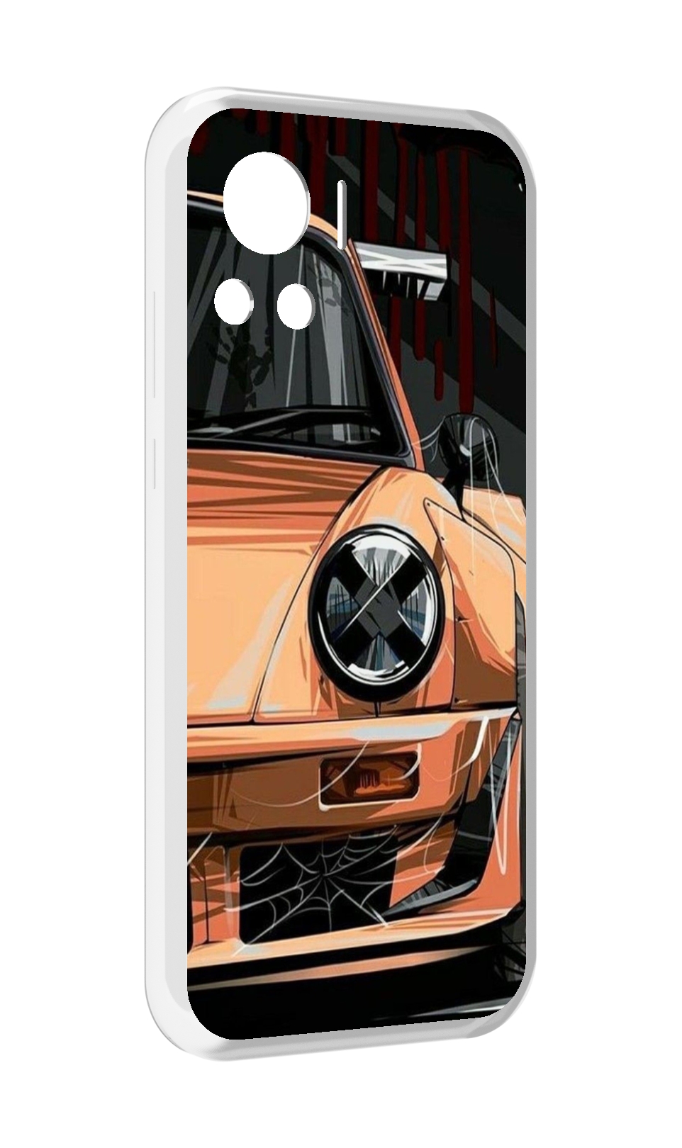 

Чехол MyPads Порш мужской для Motorola Edge 30 Ultra, Прозрачный, Tocco