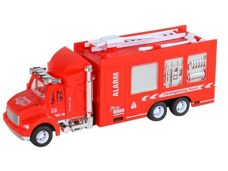 

Машина AUTODRIVE Пожарная 21см инерционная, в/п 28,4*7,5*22,5см, ,, Красный, JB0402868