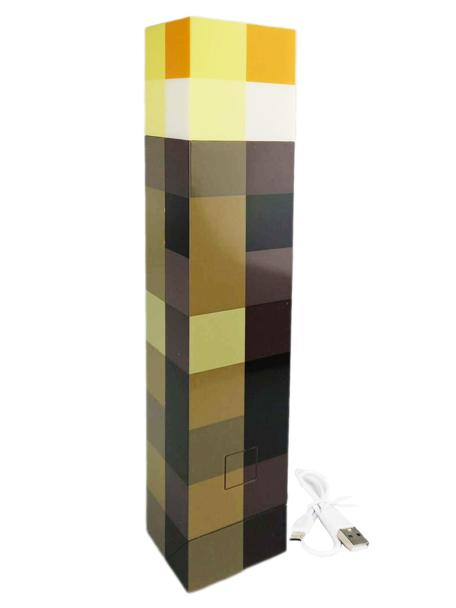 Светильник ночник StarFriend Майнкрафт Факел Minecraft usb 28 см 1899₽