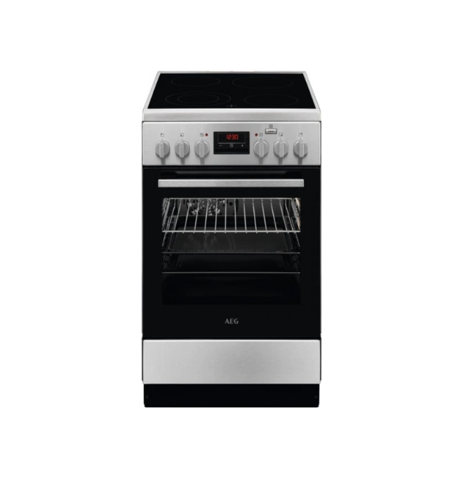 

Электрическая плита AEG CCR56402BM серебристая, черная, CCR56402BM