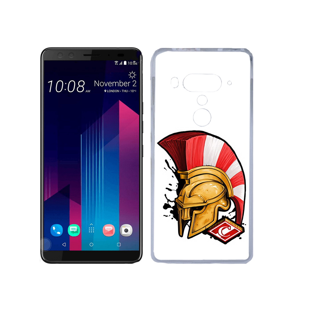 

Чехол MyPads Tocco для HTC U12+ ФК спартак шлем, Прозрачный, Tocco