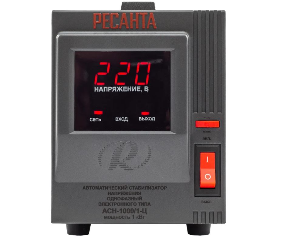 

Стабилизатор напряжения Ресанта "АСН-1 000/1-Ц"