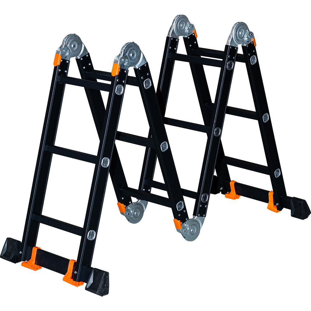 Лестница-стремянка 4х3 трансформер алюминиевая Raybe RTK350 3,5м алюминиевая лестница стремянка lwi