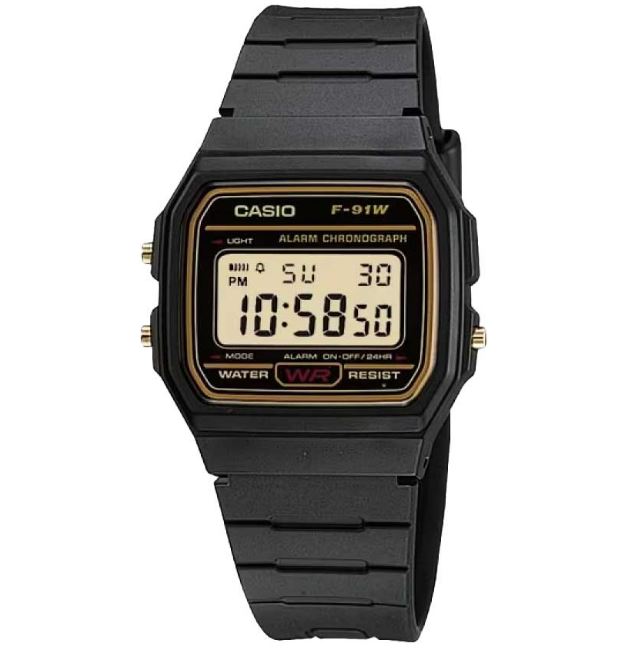 Наручные часы мужские Casio F-91WG-9 черные