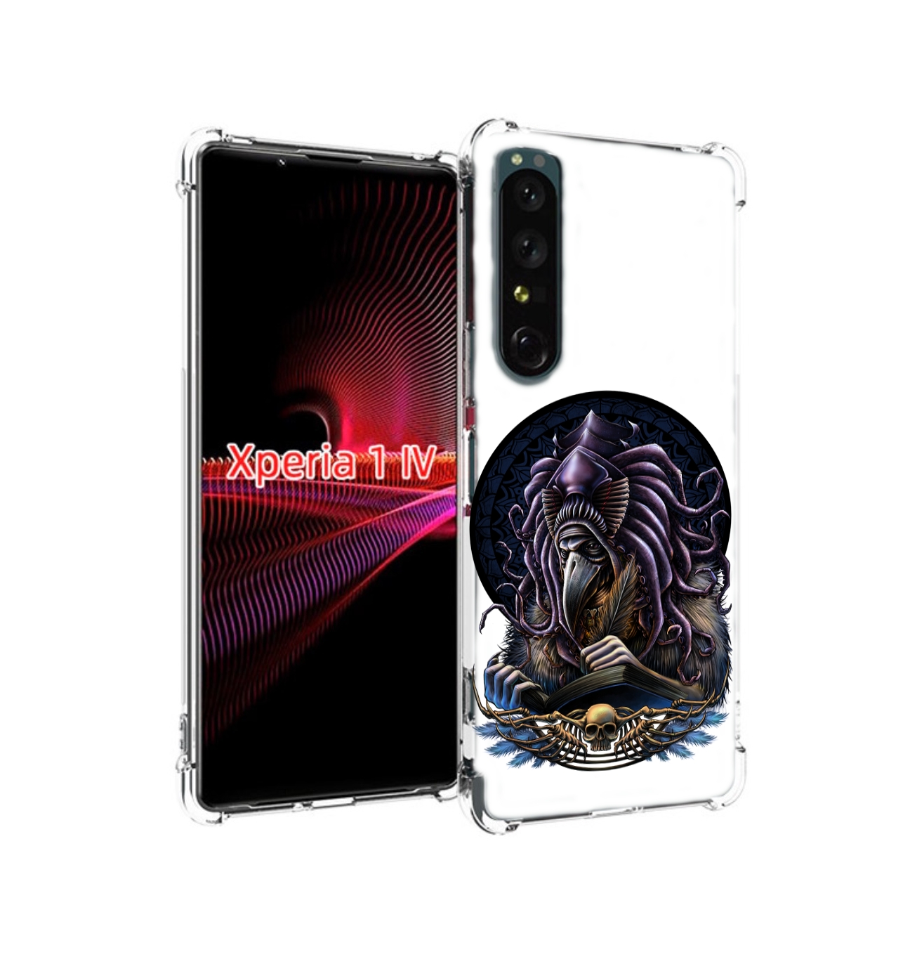 

Чехол накладка MyPads умный ворон для Sony Xperia 1 IV, Прозрачный, Tocco