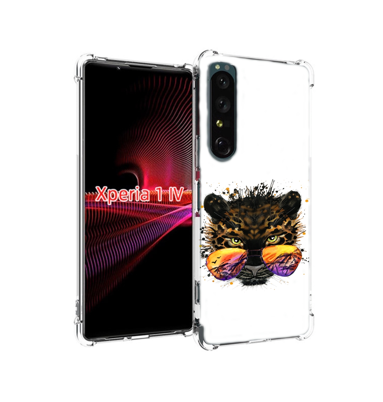 

Чехол накладка MyPads тропический леопард для Sony Xperia 1 IV, Прозрачный, Tocco