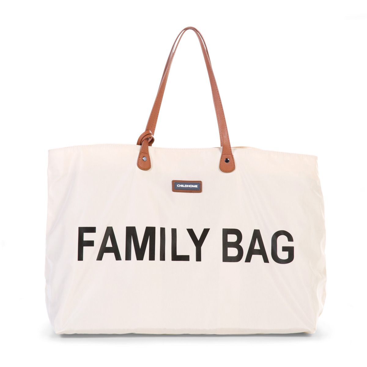 Сумка для коляски Childhome family bag offwhite/black childhome сумка для мамы family bag sign canvas