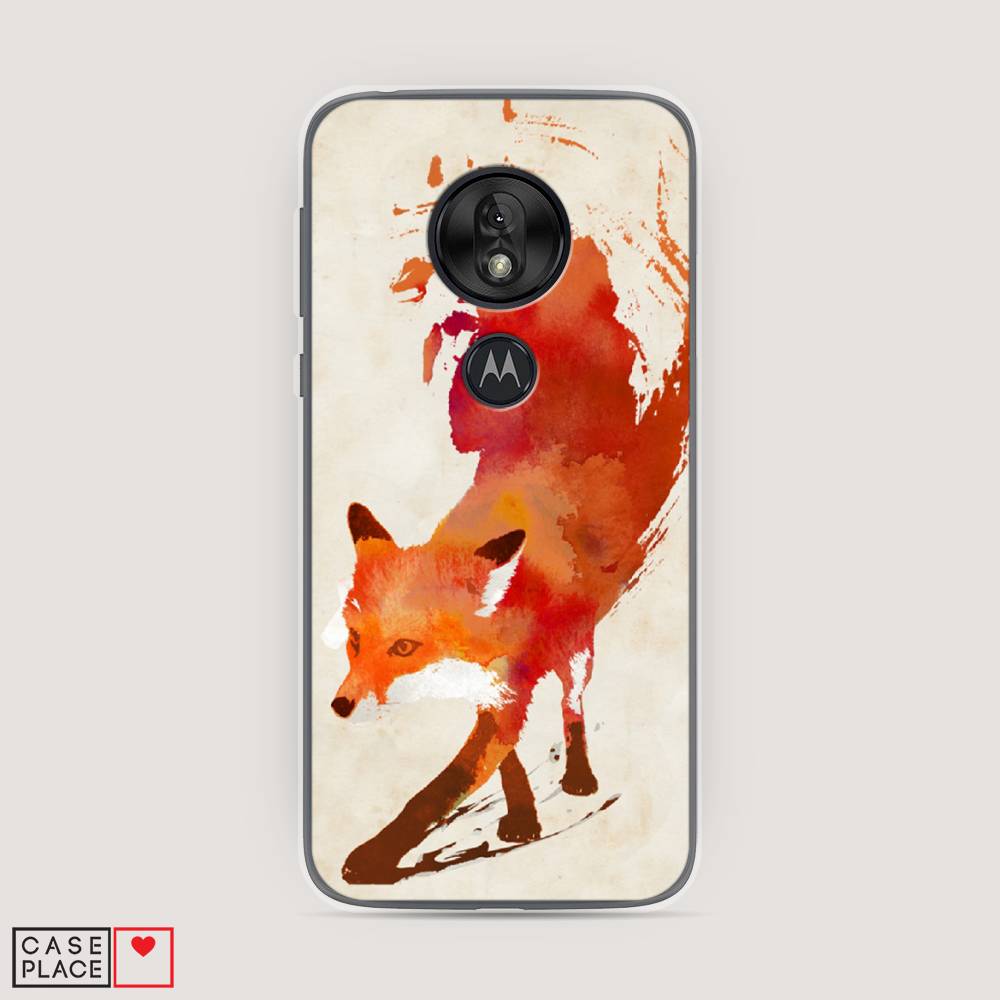

Чехол Awog на Motorola Moto G7 Play / Моторола Мото G7 Плэй "Лиса", Разноцветный, 241250-10