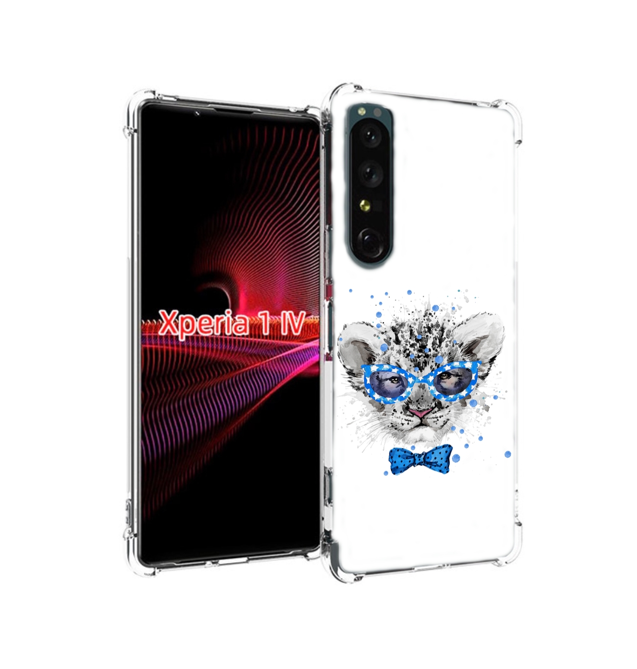 

Чехол накладка MyPads тигренок с бабочкой для Sony Xperia 1 IV, Прозрачный, Tocco
