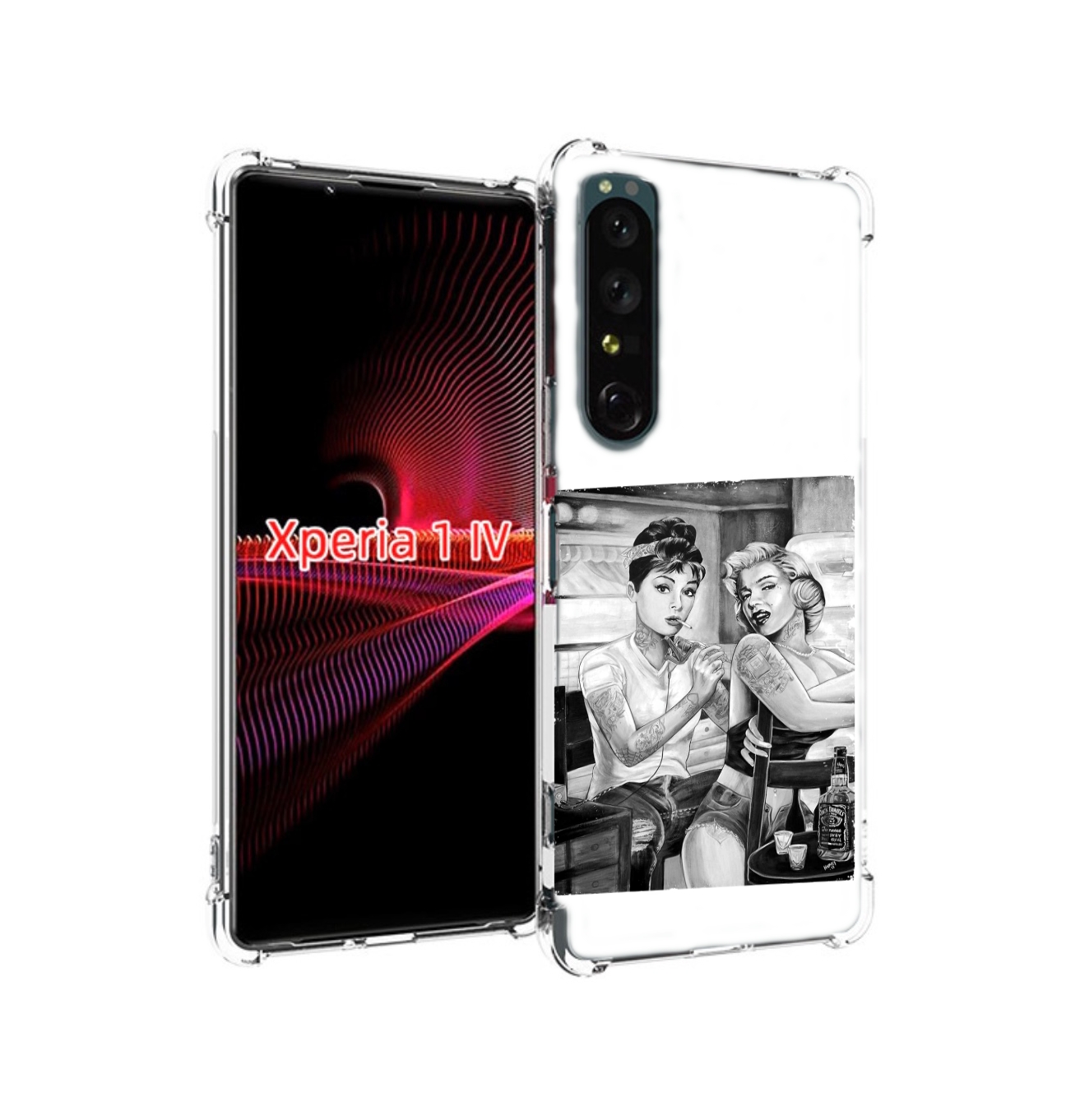 

Чехол накладка MyPads тату мастер для Sony Xperia 1 IV, Прозрачный, Tocco