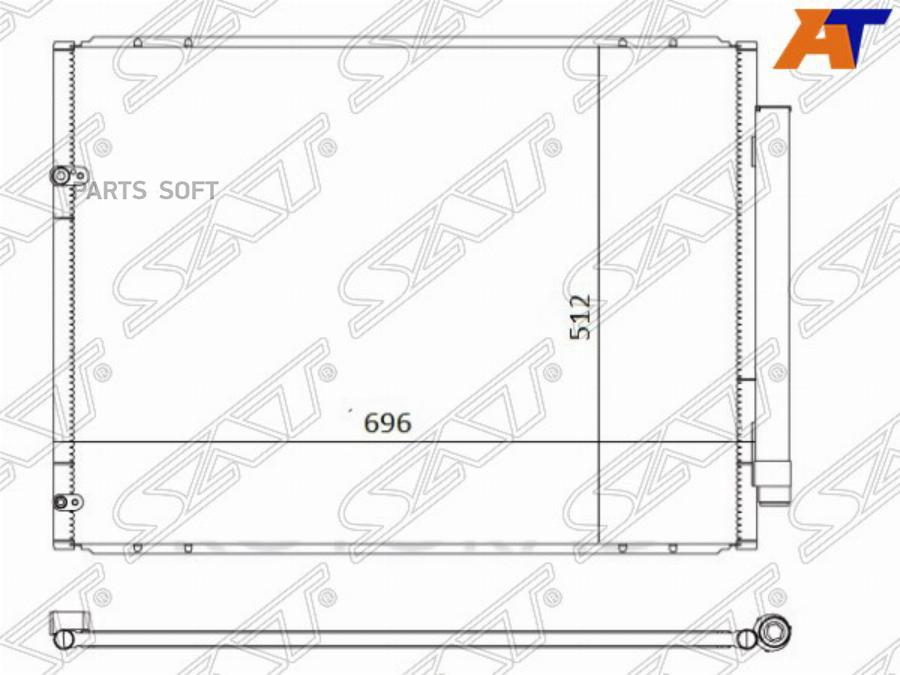 

Радиатор Кондиционера Toyota Sienna #Cl2# 03-09 Sat St-Tyc2-394-0