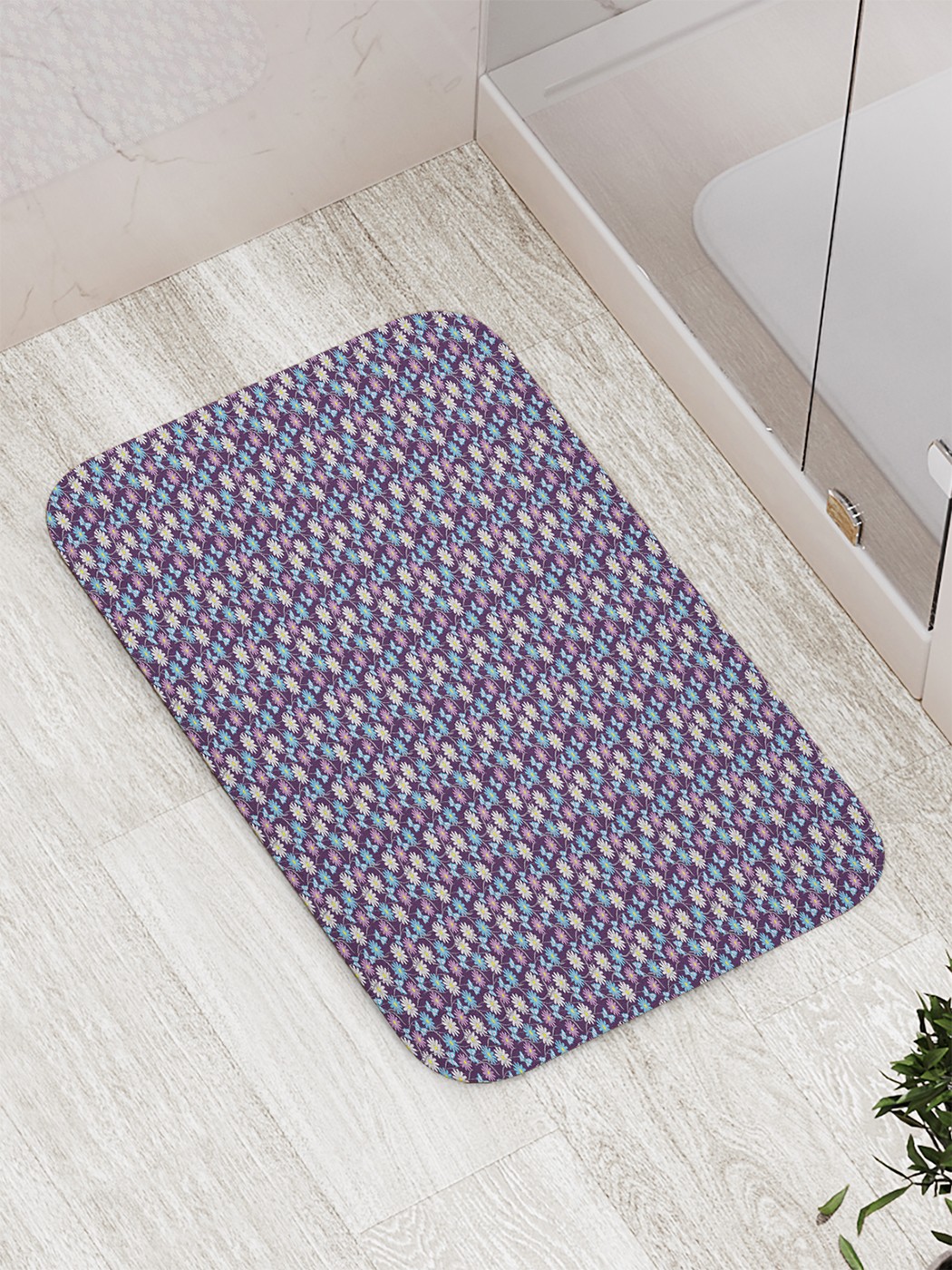 

Коврик противоскользящий для ванной, сауны, бассейна, 77х52 см bath_78270 JoyArty