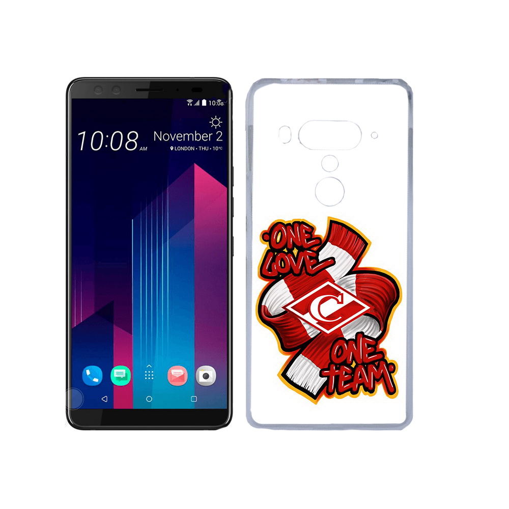 

Чехол MyPads Tocco для HTC U12+ ФК спарак 1 любовь, Прозрачный, Tocco