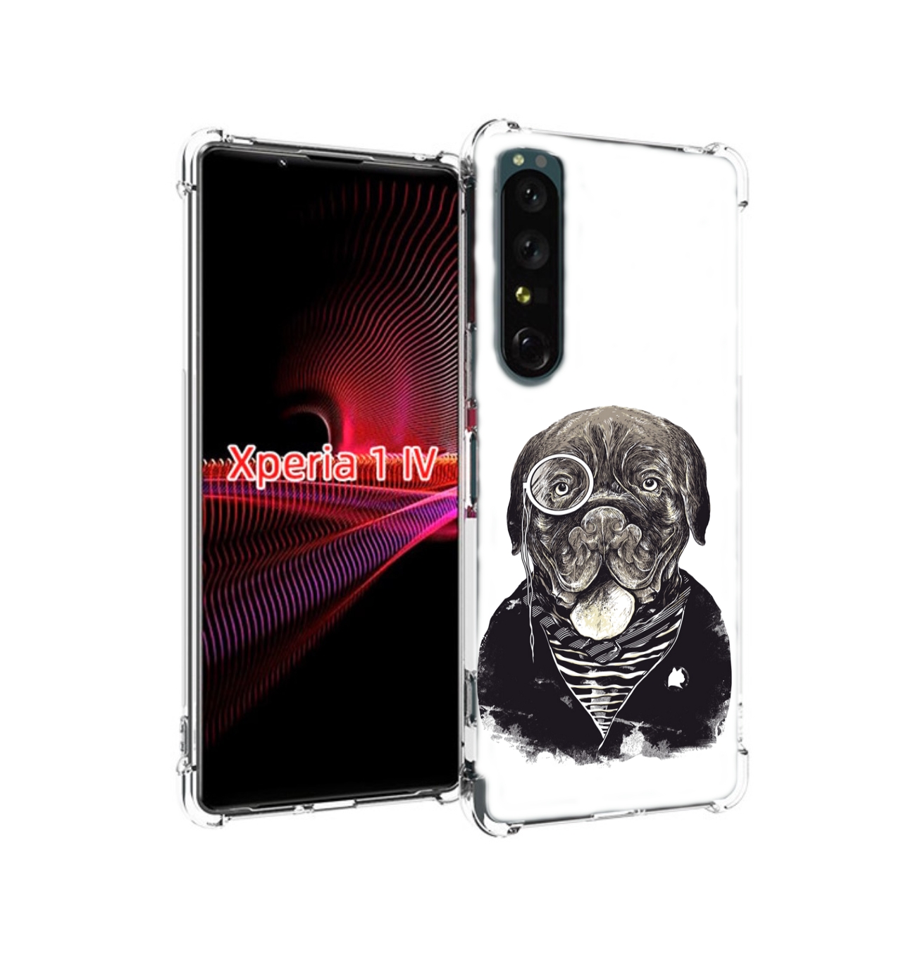 

Чехол накладка MyPads солидный песик для Sony Xperia 1 IV, Прозрачный, Tocco