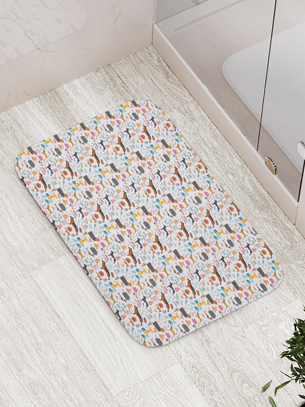 

Коврик противоскользящий для ванной, сауны, бассейна, 77х52 см bath_78239 JoyArty