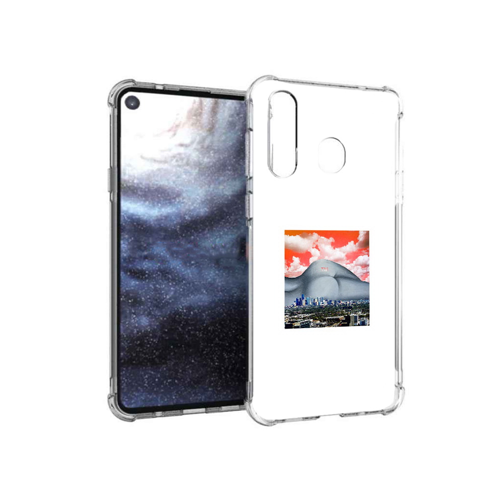 

Чехол MyPads Tocco для Samsung Galaxy A8s город с девушкой на фоне (PT124633.501.297), Прозрачный, Tocco