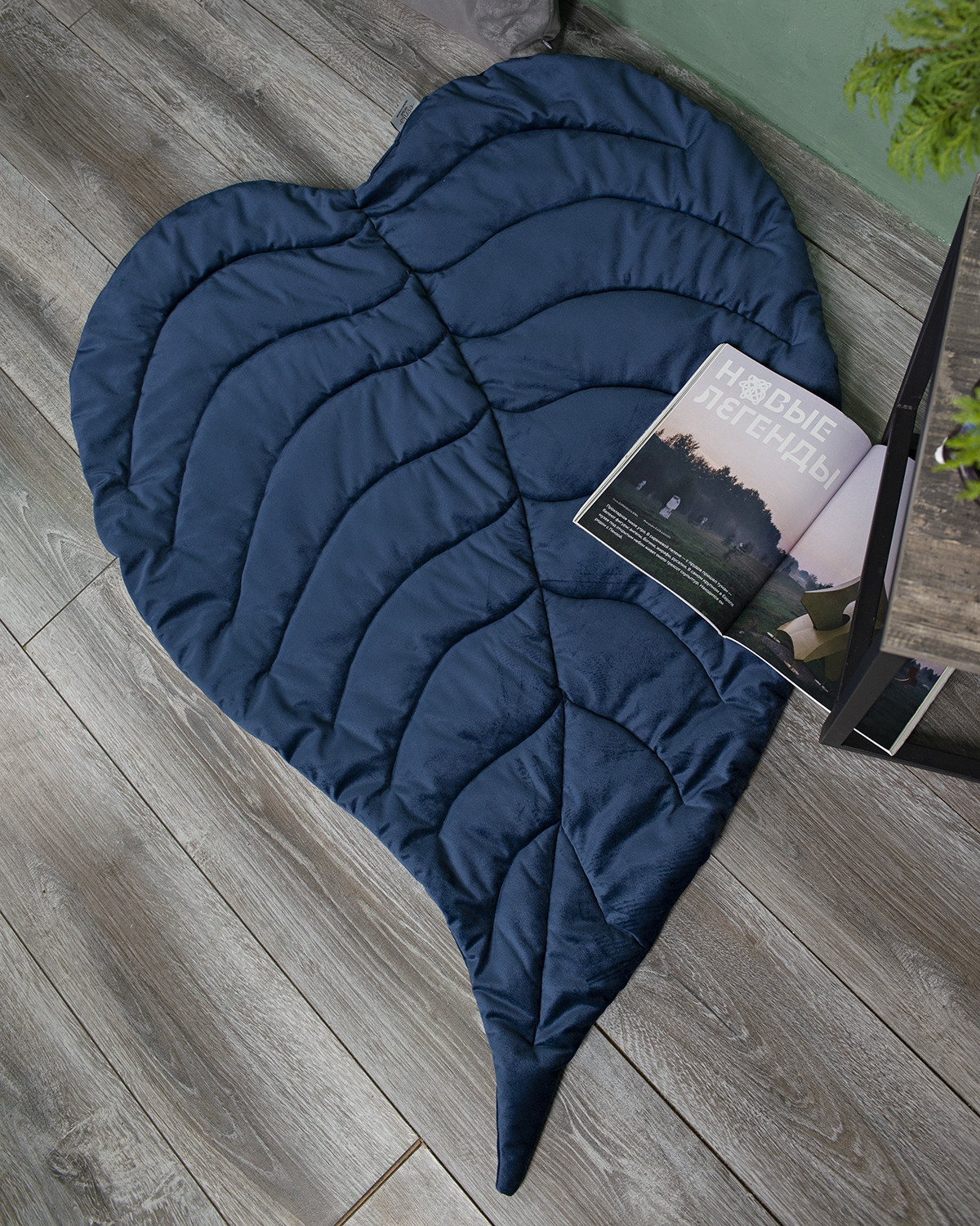 Коврик бархатный 90х70 Беллиссимо Синяя ночь Evrika Home