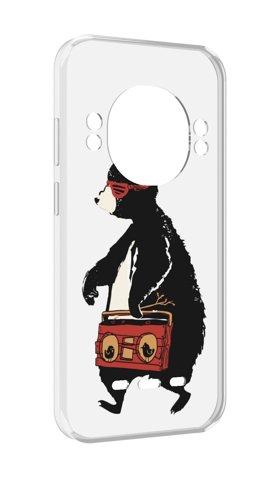 

Чехол Mypads Музыкальный Медведь для Ulefone Power Armor 16 Pro, Прозрачный, Tocco