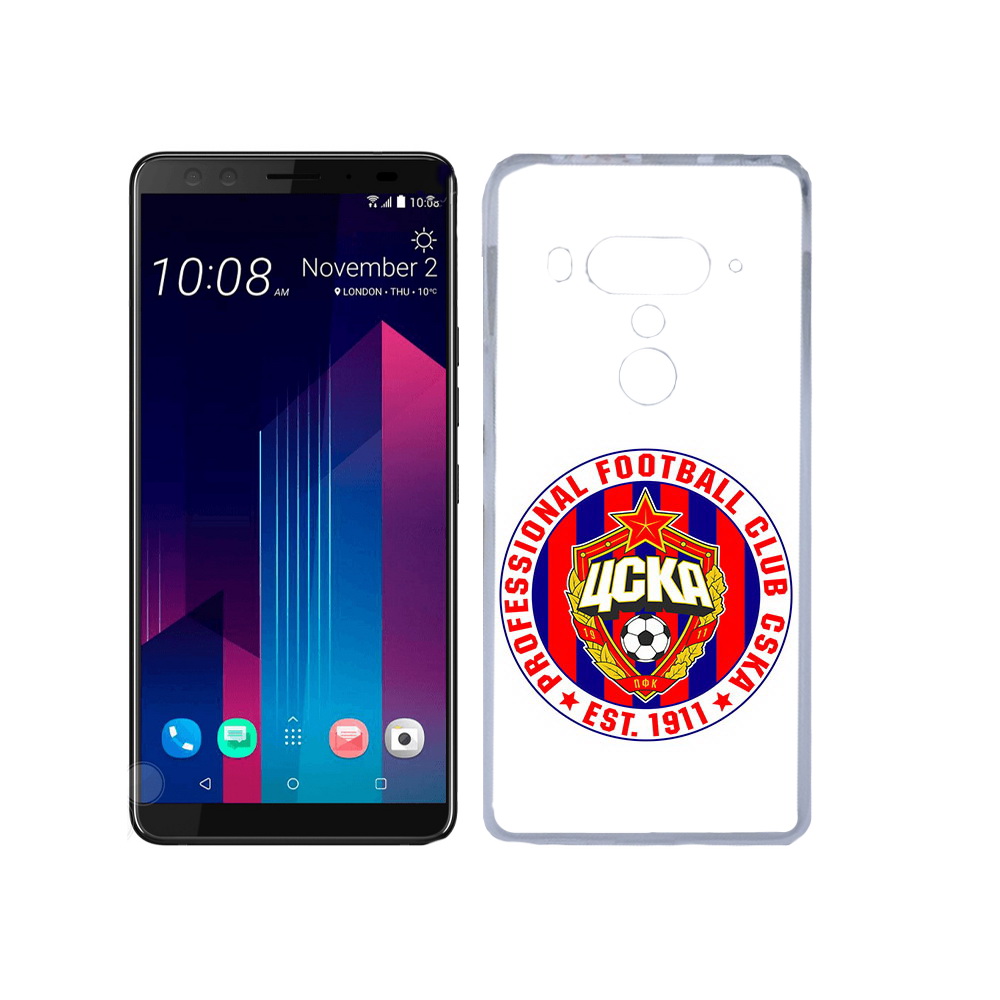 

Чехол MyPads Tocco для HTC U12+ ФК ЦСК логотип, Прозрачный, Tocco