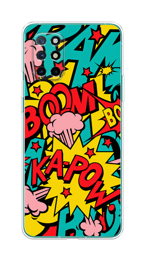 

Чехол Awog на OnePlus 8T / ВанПлас 8T "Постер pop art", Голубой;желтый;красный, 151150-9