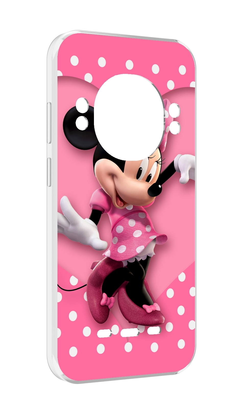 

Чехол Mypads Минни-Маус-В-Сердце Женский для Ulefone Power Armor 16 Pro, Прозрачный, Tocco