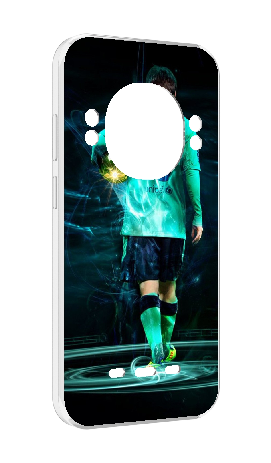 

Чехол Mypads Месси Мужской для Ulefone Power Armor 16 Pro, Прозрачный, Tocco