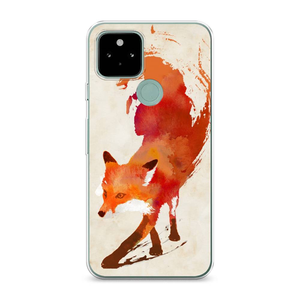 

Чехол Awog на Google Pixel 5A "Лиса", Разноцветный, 271050-10