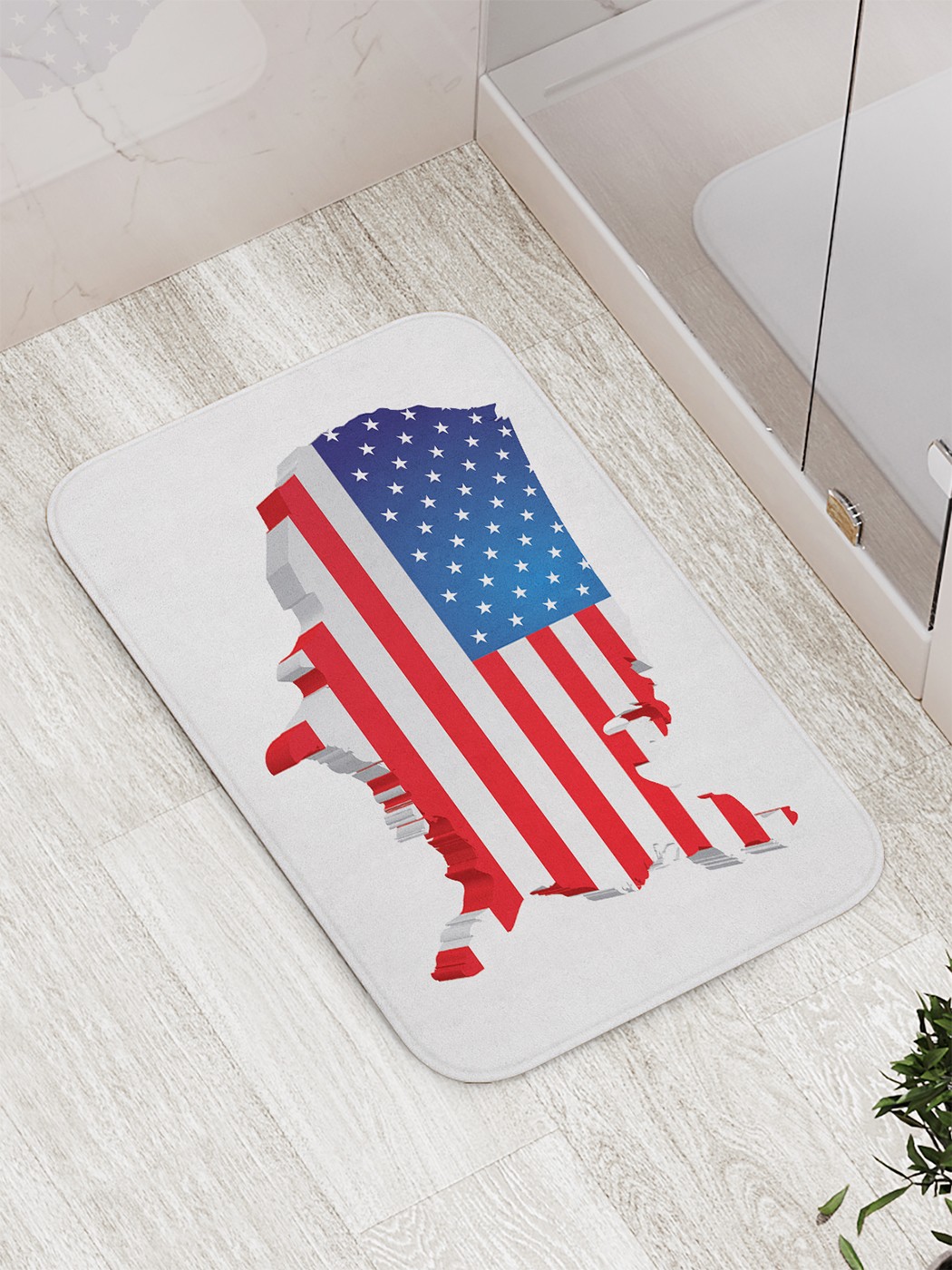 

Коврик противоскользящий для ванной, сауны, бассейна, 77х52 см bath_78121 JoyArty