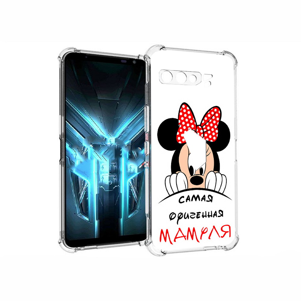 

Чехол MyPads Tocco для Asus ROG Phone 3 Самая лучшая мамуля Мини Маус, Прозрачный, Tocco