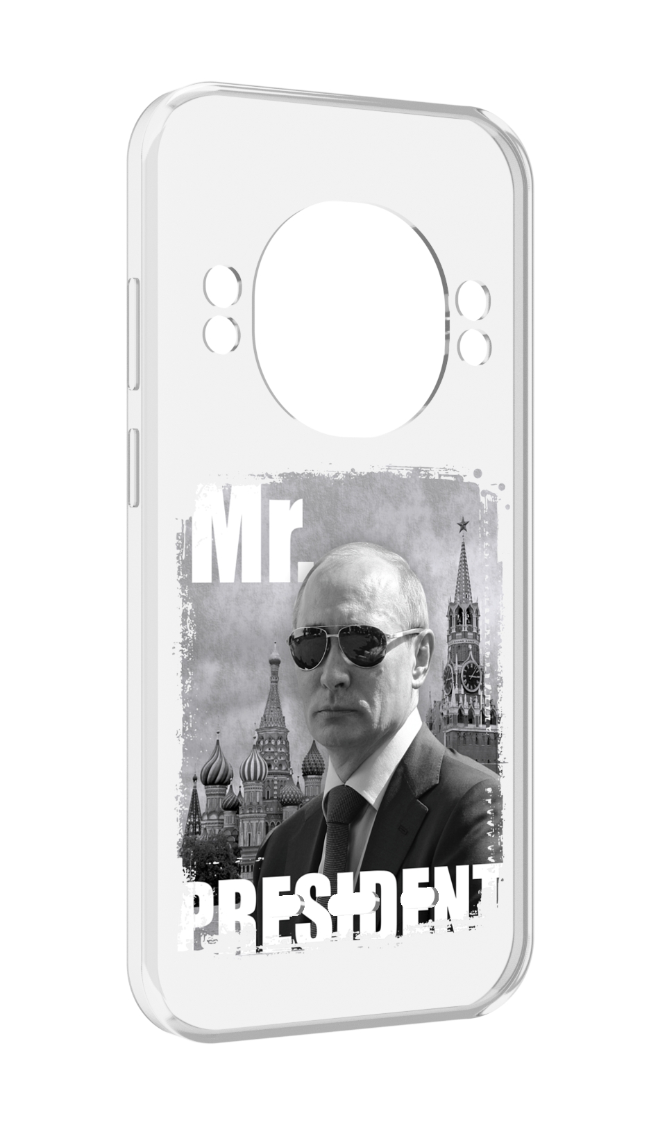 

Чехол Mypads Путин для Ulefone Power Armor 16 Pro, Прозрачный, Tocco