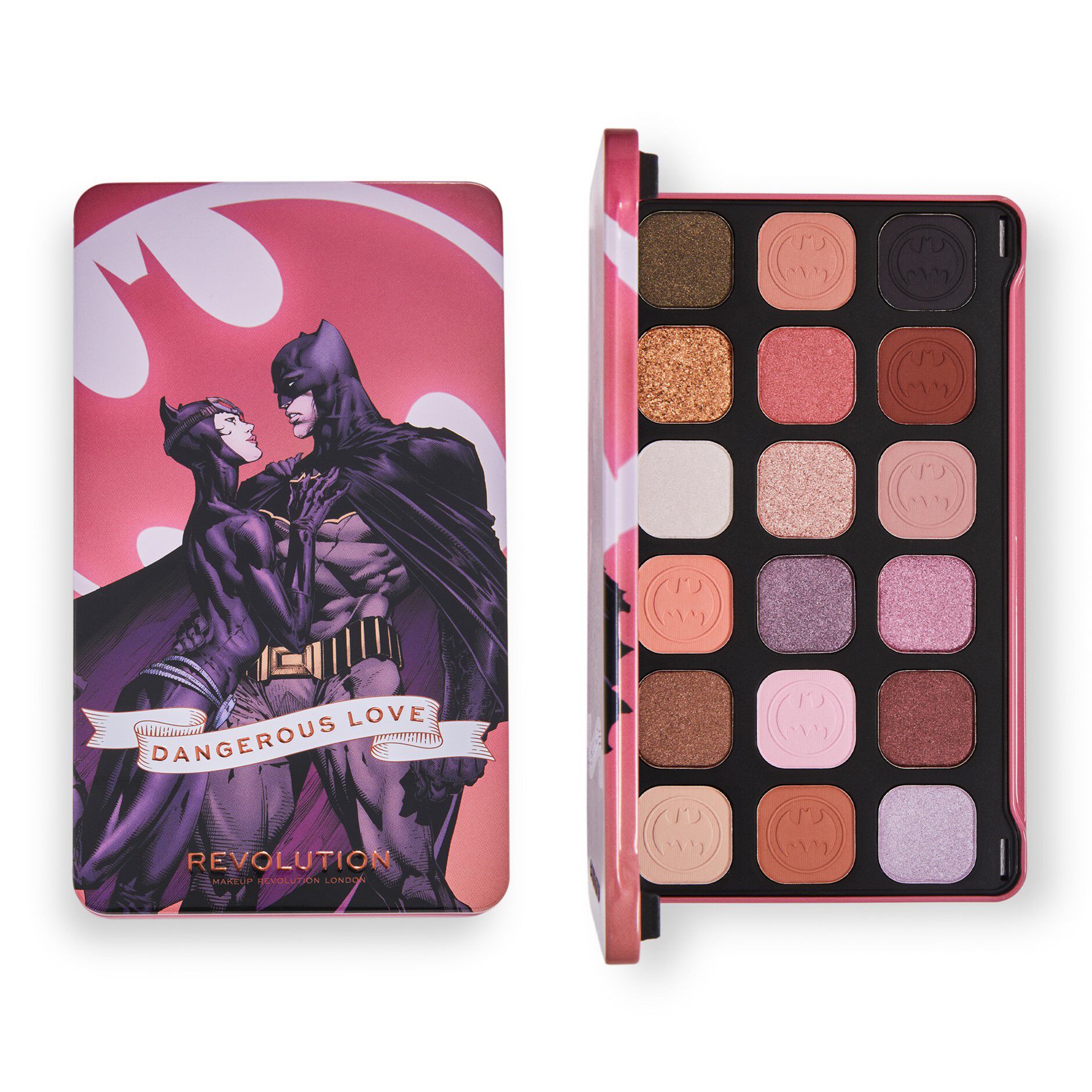 

Палетка теней для век Revolution Makeup DC Forever Flawless Dangerous Love, 19,8 г, Разноцветный